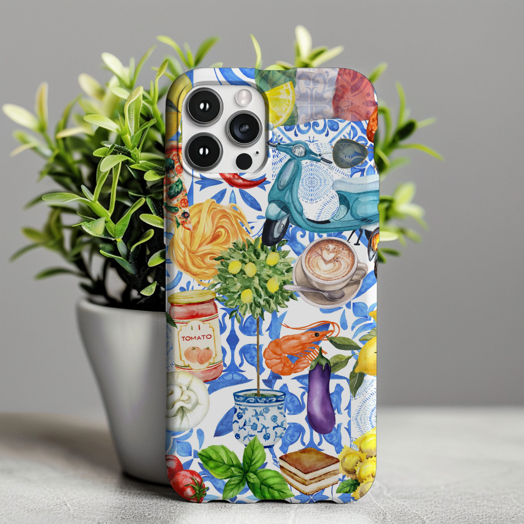 Amalfi Positano Collage Phone Case