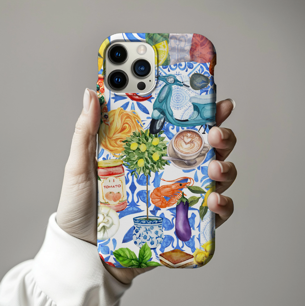 Amalfi Positano Collage Phone Case