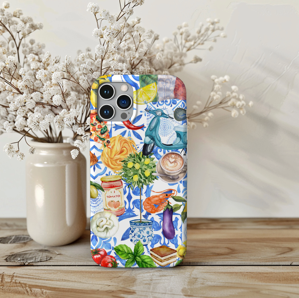 Amalfi Positano Collage Phone Case