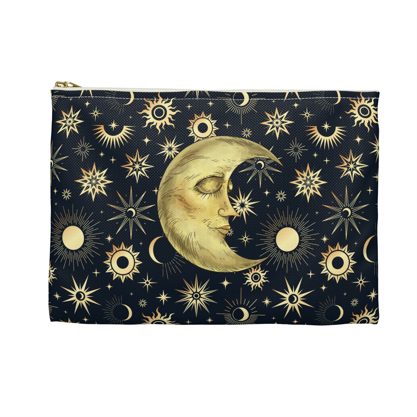 Celestial Pouch. Zipper Accessories Travel Documents Pouch pencil case, cosmetic and travel bags