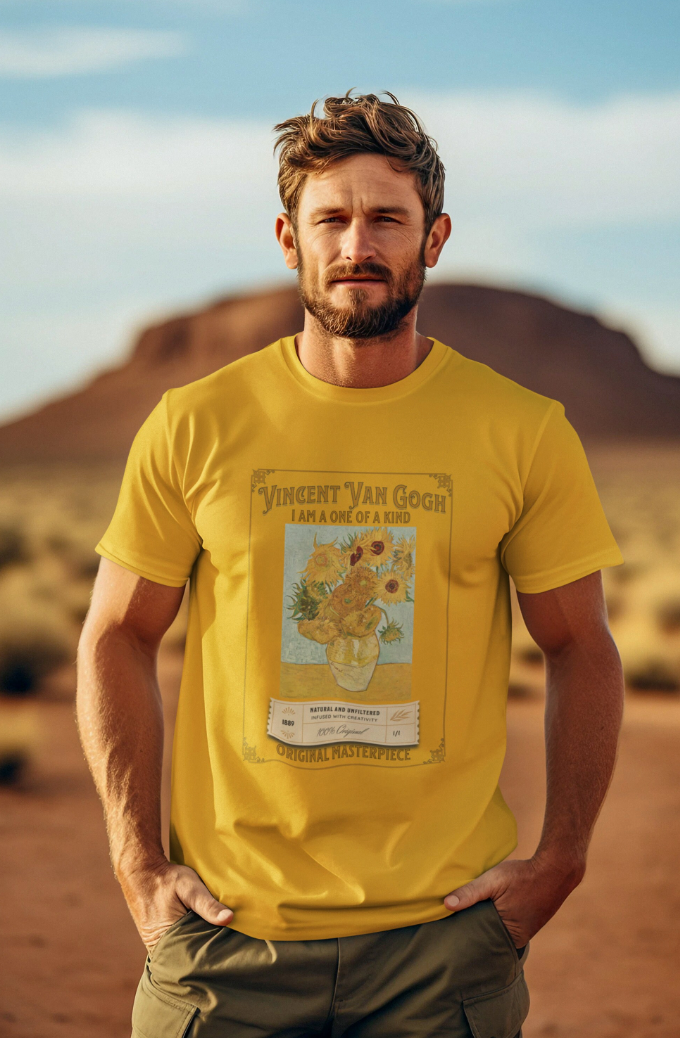 Vincent Van Gogh Vintage T Shirt | Sunflowers