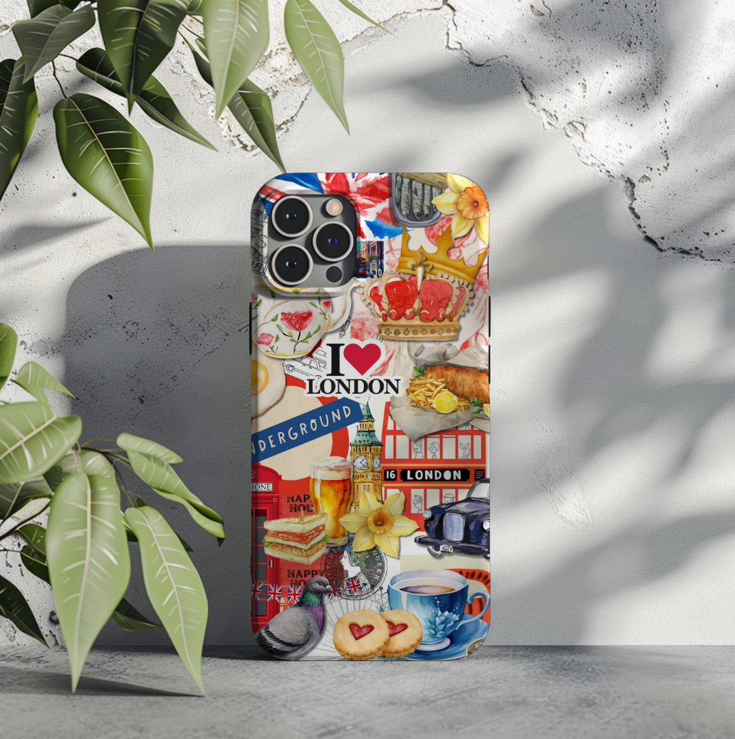 Collage London iPhone Case