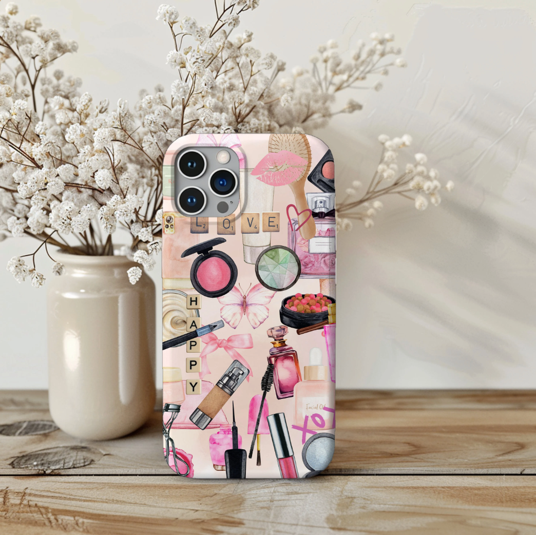 Feminine Beauty Collage Art Phone Case