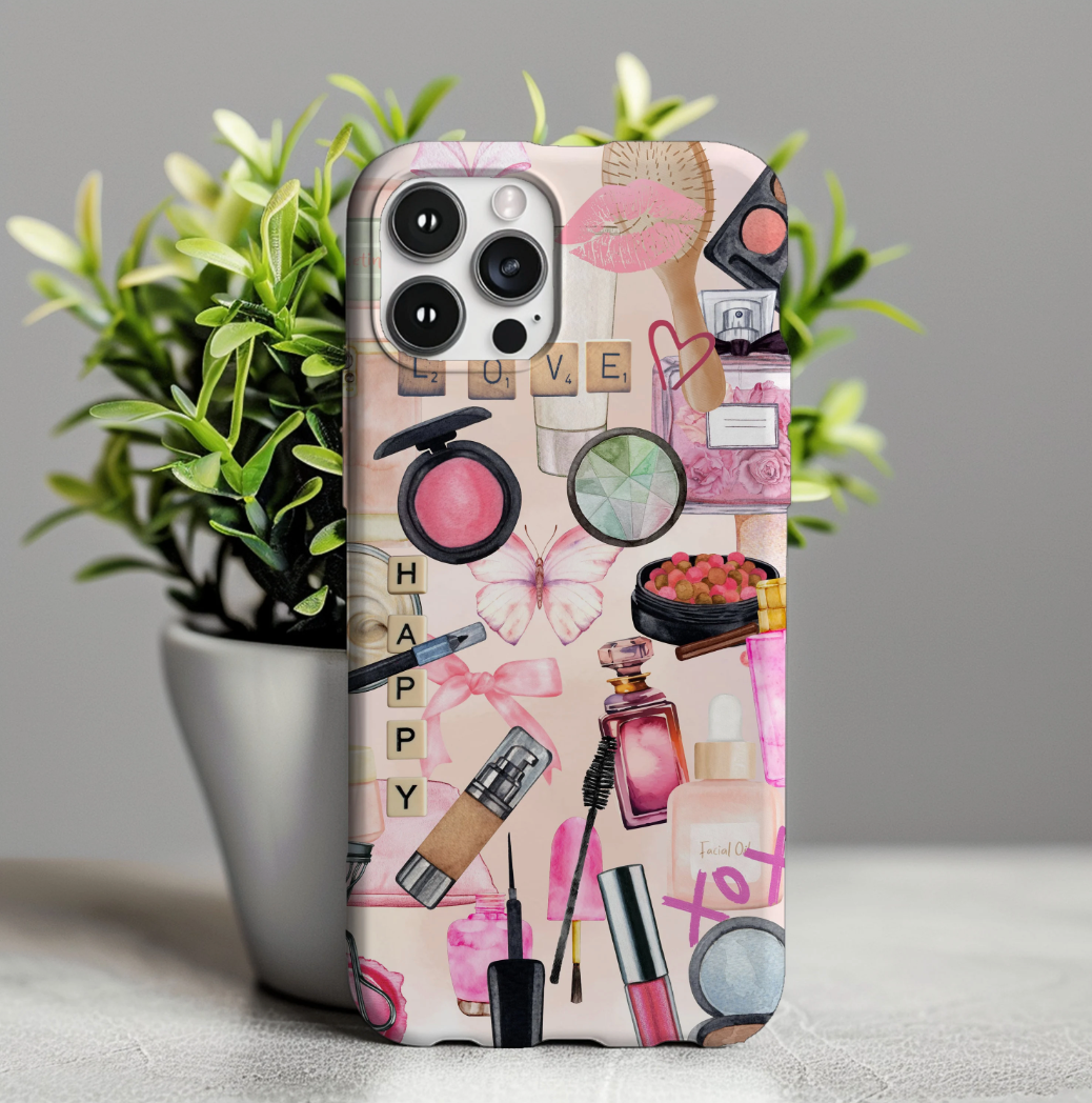 Feminine Beauty Collage Art Phone Case