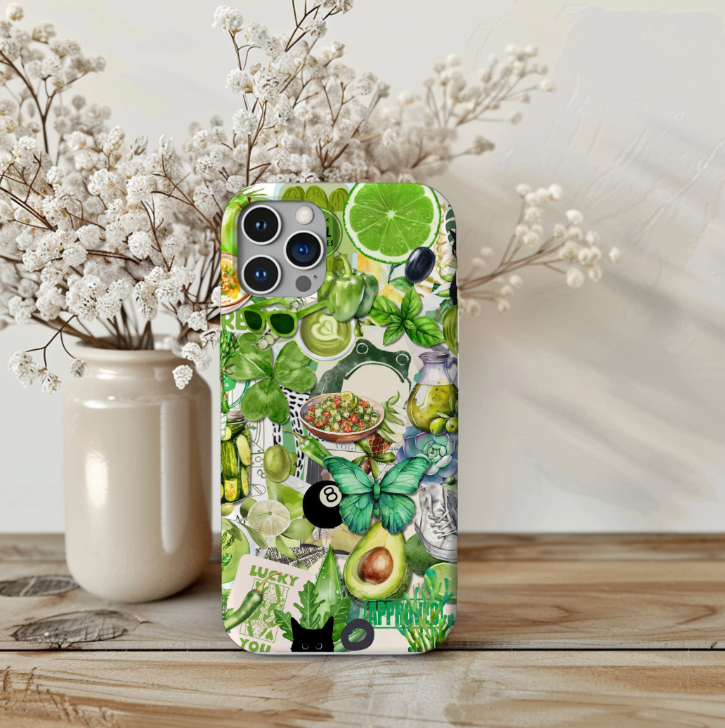 Collage Green Phone Case