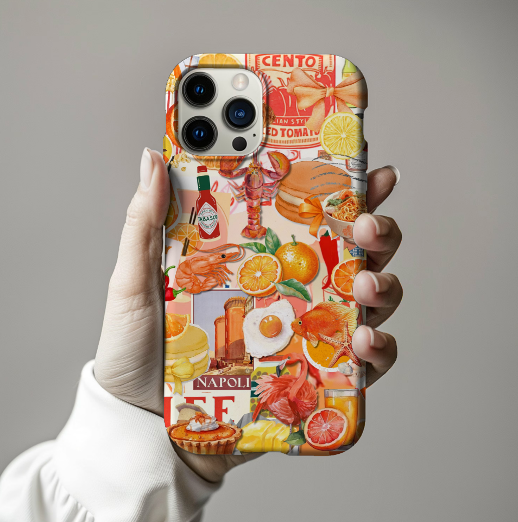 Collage Orange Phone Case