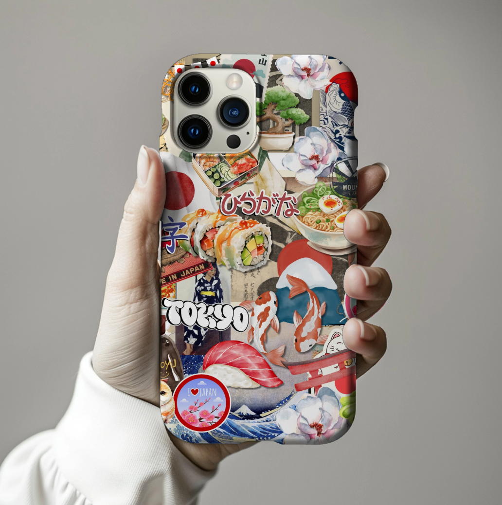 Collage Japan Phone Case