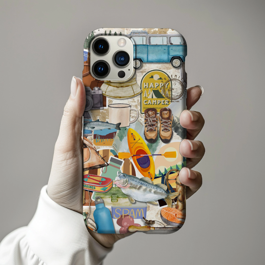 Collage Camping Phone Case
