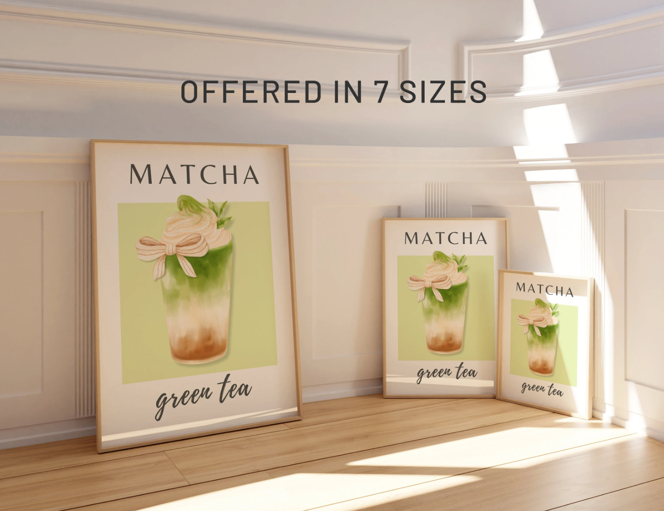 Matcha Wall Art | Matcha Green Tea Poster Art Prints