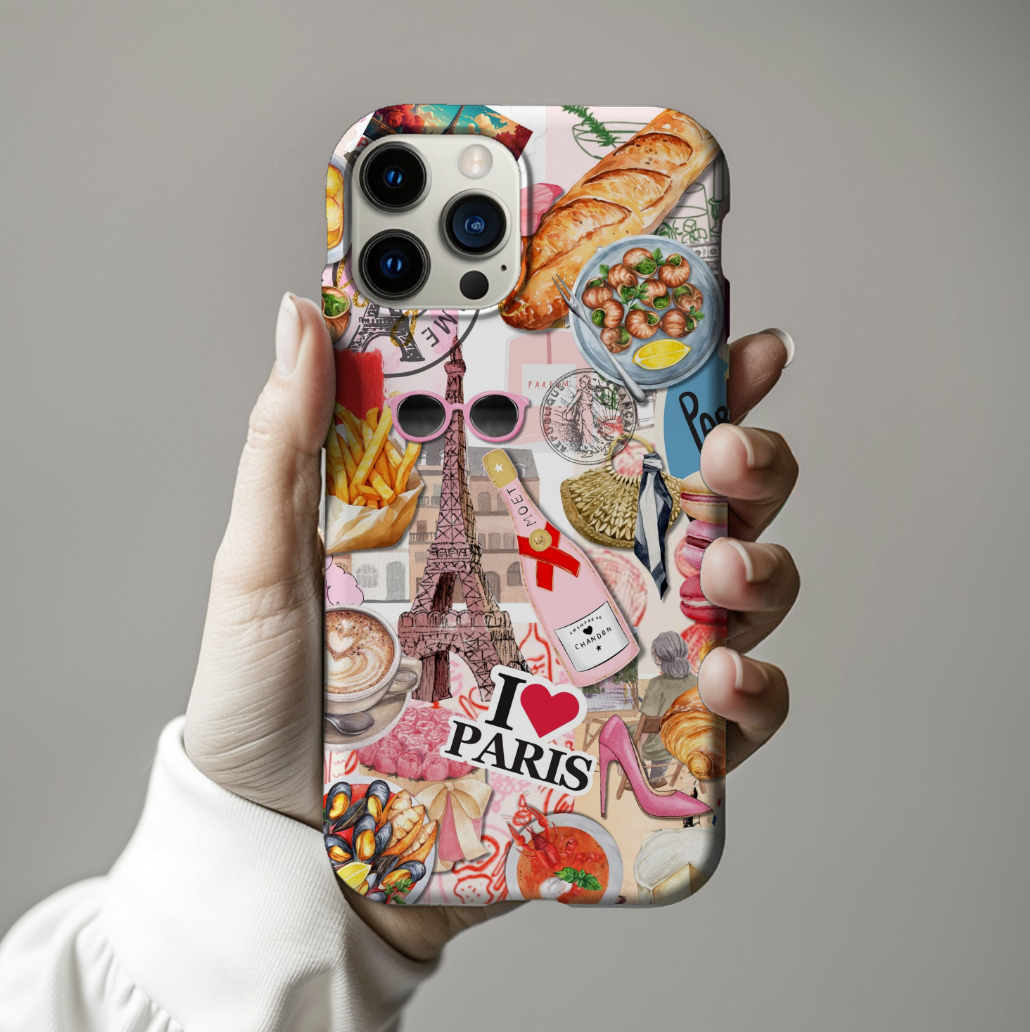 Collage Paris Phone Case