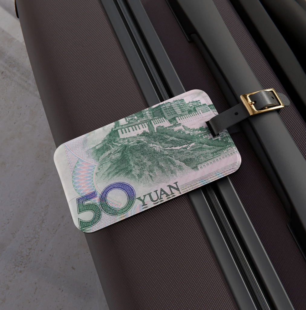 Currency Yuan Chinese Luggage Tag