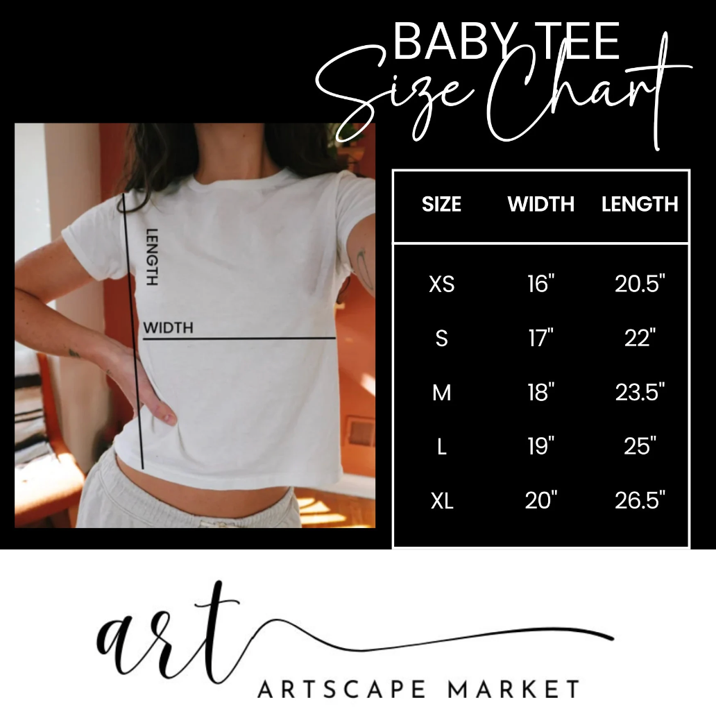 Graphic Baby Tee Collage. Y2K aesthetic scrapbook collage shirt. Collage coconut girl shirt.