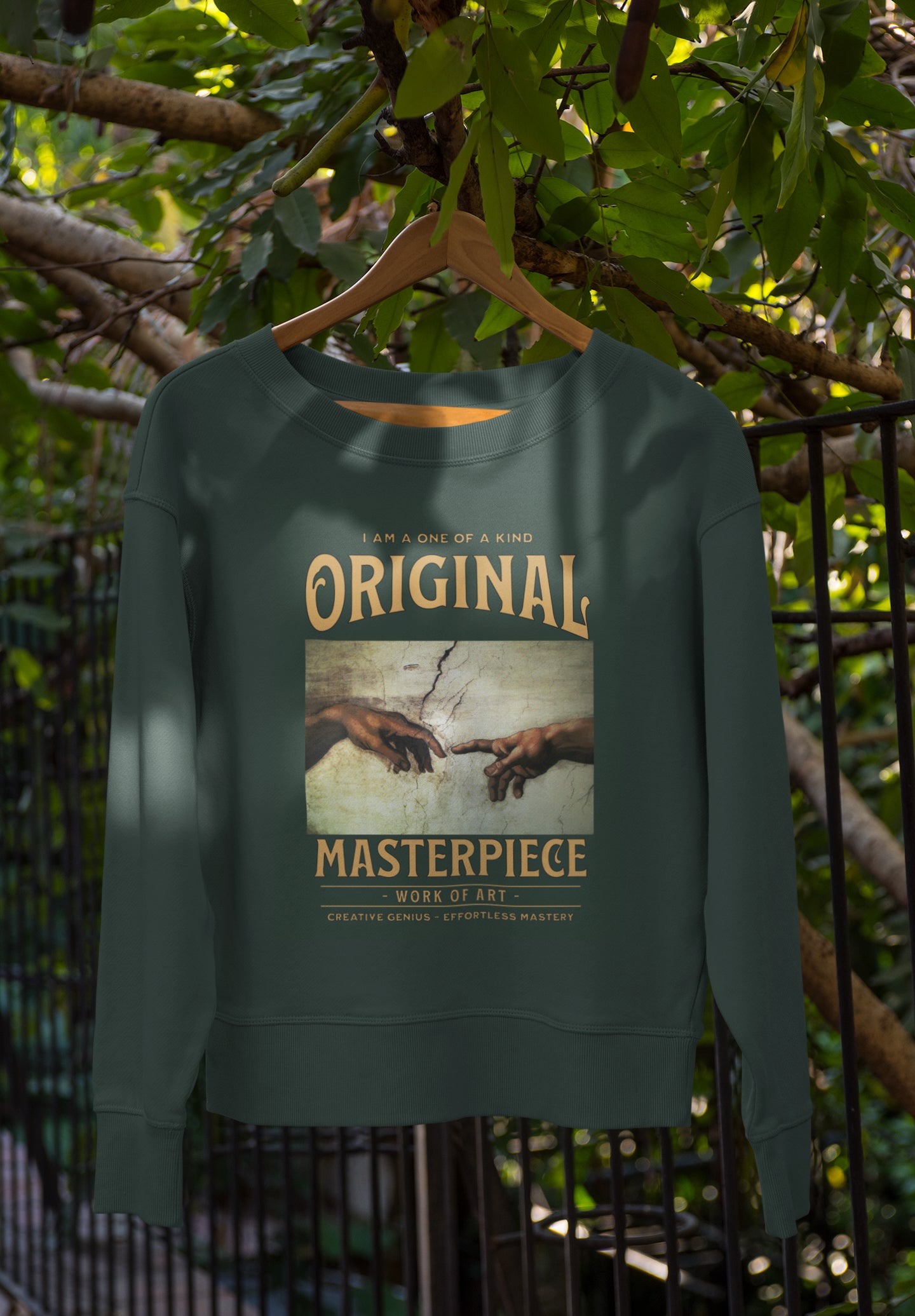 Michelangelo Sweatshirt | The Creation of Adam
