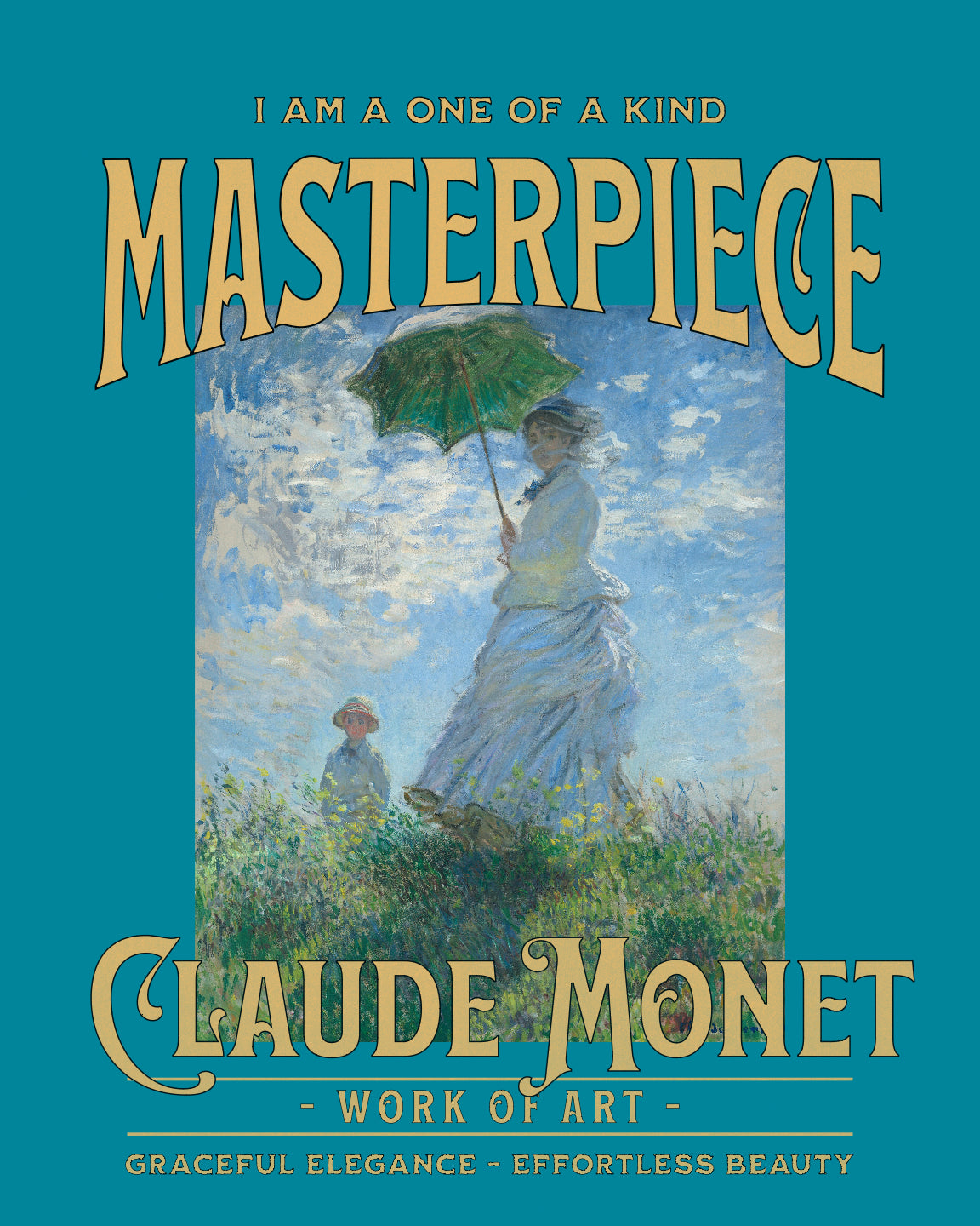 Claude Monet Vintage T-Shirt | Woman with a Parasol